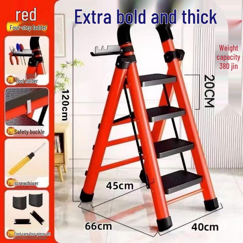 Durable Multipurpose Folding A-Frame Ladder for Indoor and Outdoor Use