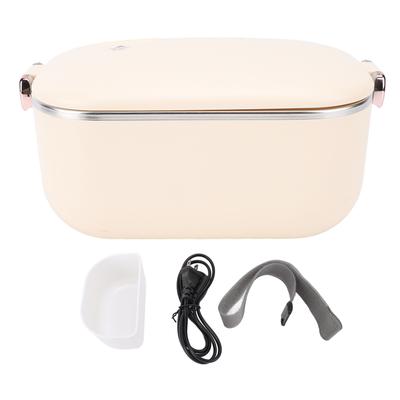 Electric Lunch Box Stainless Steel 1L Capacity Leakage Proof Portable Food Warmer Heater for Office