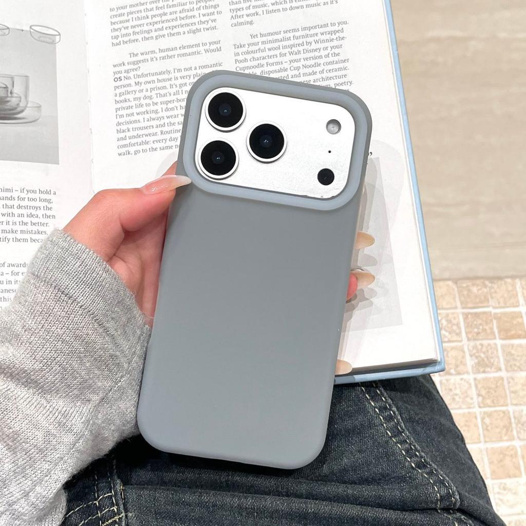 Jelly Matte Silicone Protection Phone Case For iPhone 17 Air 16 15 14 13 12 11 Pro Max Plus Solid Candy Shockproof Soft Cover
