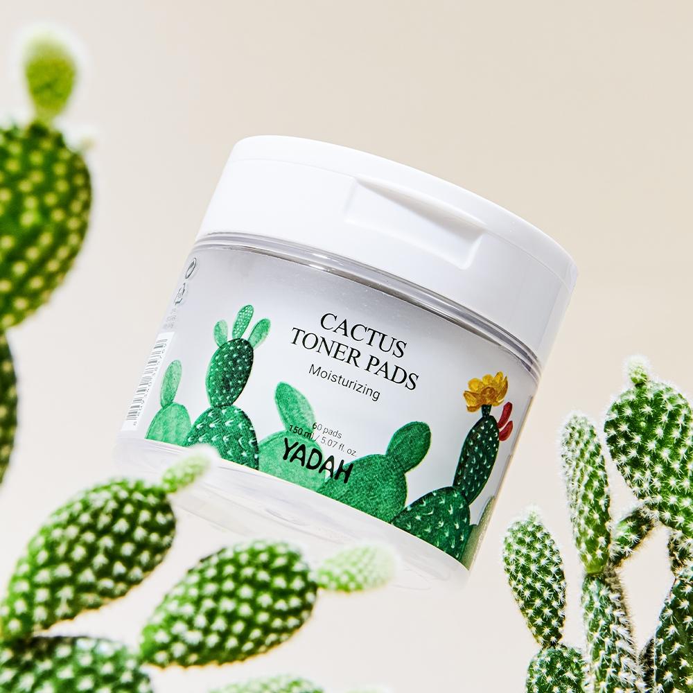 Yada [huajal Meal Pad] Yada Cactus Toner Pad  60 Sheets Of This Product+10 Additional Sheets 