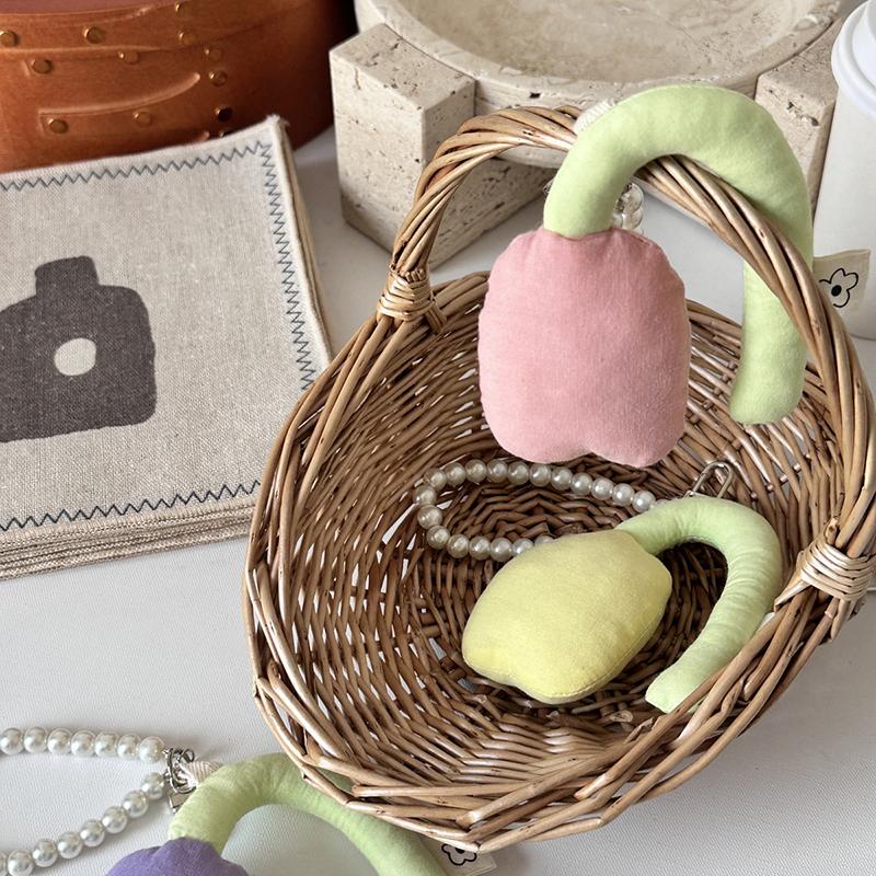 

Тюльпан, плюшевый жемчуг, милый ключ, подвеска, сумка, аксессуары, автомобильные аксессуары, милый стильный чехол для наушников, украшение для творчества