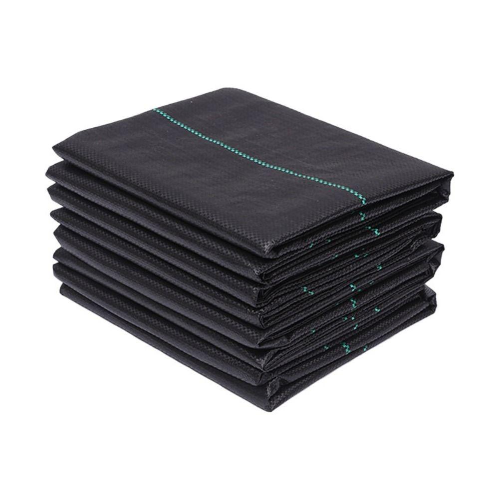 Multi-size Weed Blocking Cloth Black Weed Barrier Fabric Practical Weed Control Mat Gardening Tool