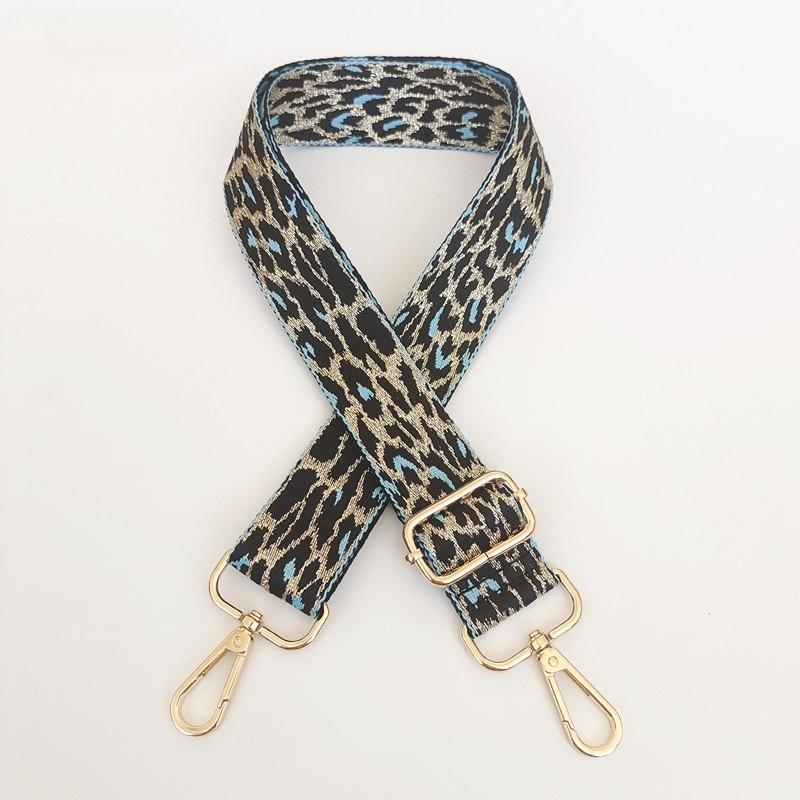 New Color Leopard Print Luggage Accessories Strap Adjustable Shoulder Crossbody Women's Bag Versatile Long Strap Broadband