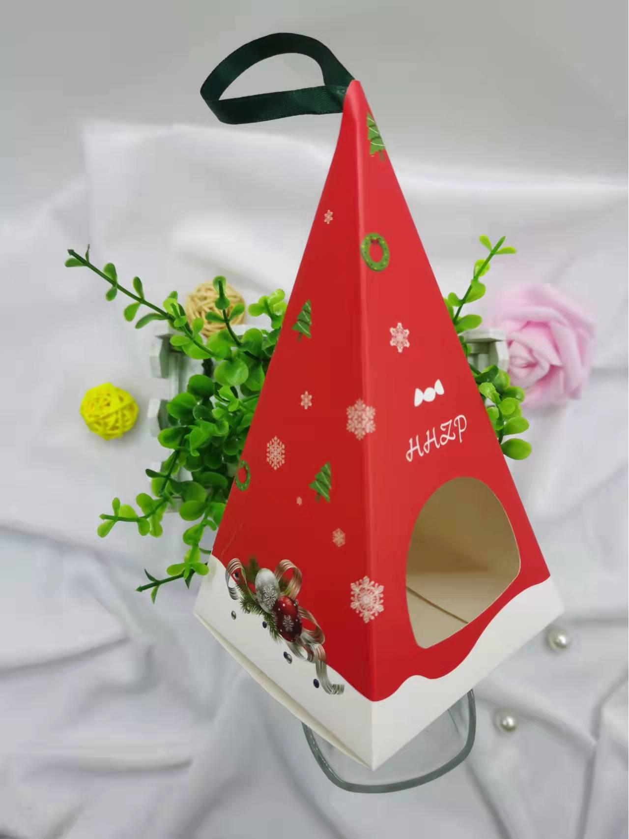 

Christmas Stocking Accessory Set: Plastic Ball, Triangle Box, Tote Bag, Ribbon, and Bow (Socks Not Included)