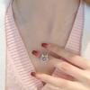 Agile Knot Series Girl Garland Necklace Female Bow Niche Collarbone Chain Light Luxury High-end Versatile Temperament