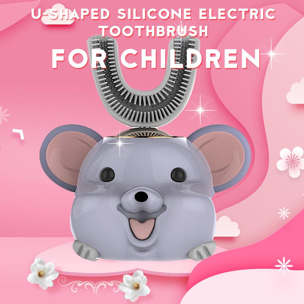 6-14 Yeas Children Smart Electric Brushing U-shaped Toothbrush Lazy Toothbrush