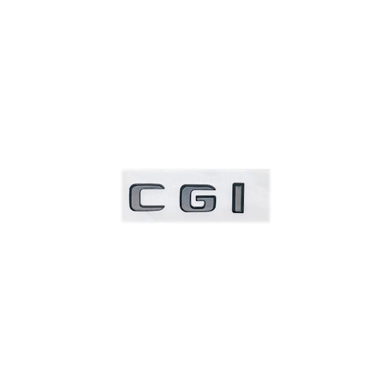 Mercedes Benz CDI CGI TDI 4Matic için Harfler Amblem Araba Stil Bagaj İsimliği Logo Etiketi Düz Yazı Tipi Gümüş Parlak Siyah