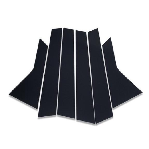 For Nissan Rogue 2021-2024 Pillar Posts Door Piano Black Trim Decal Cover Kit