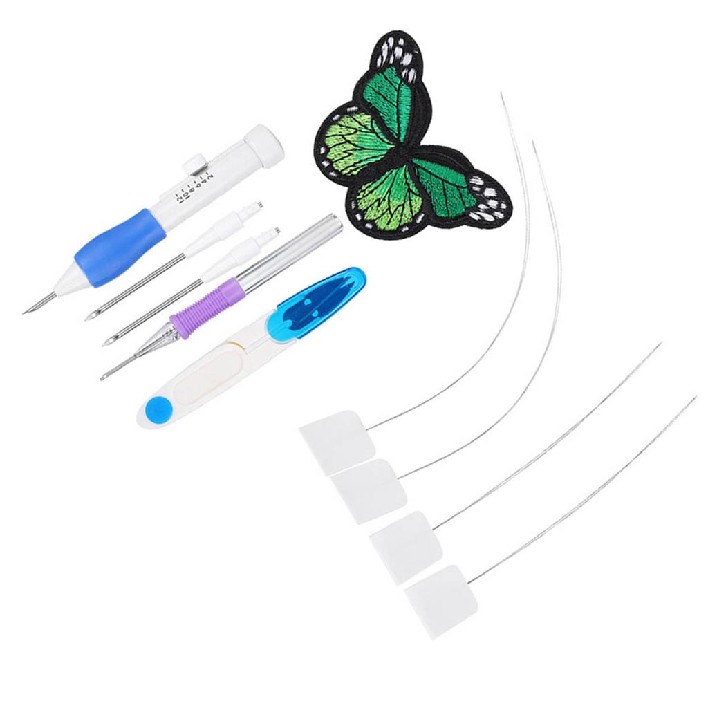 Vyšívání Punch Needle Vyšívání Startovací sada Vyšívací pero Šicí Řemeslná Sada Nástrojů