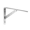2Pcs Stainless Steel Support Brackets Heavy Duty Triangular Frame Wall Shelf Right Angles Support Stand Enduring