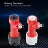 2 st 1/4" Hög Pin Lock Corny Keg Hemmabryggning Kopplingskoppling Set