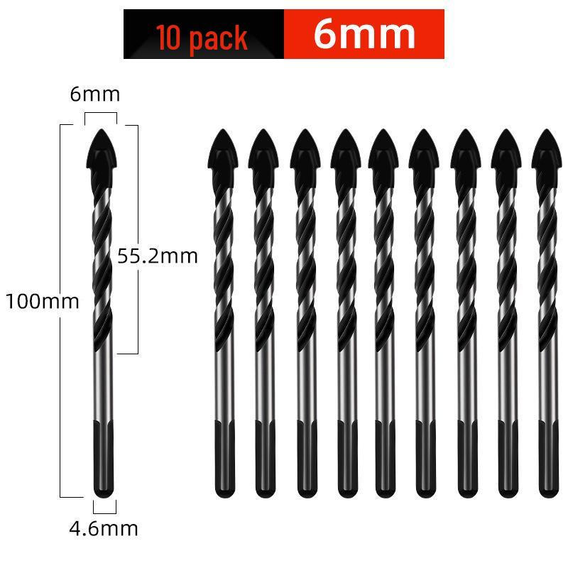 6mm Multi-Function Alloy Drill Bit for Cement, Stainless Steel, Ceramic, and Marble.