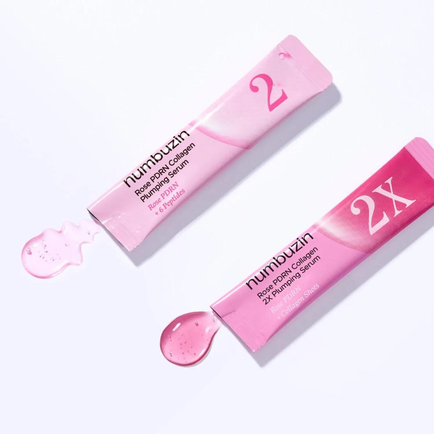 Set Duo Stick Siero Rimpolpante al Collagene PDRN Rosa N.2 1,2 ml x 10 pz