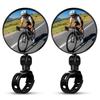 Bike Mirror 360 Degree Adjustable Safe Rotatable Handlebar Mirror Bicycle Mirror Cycling Angle Convex Safety Mirror