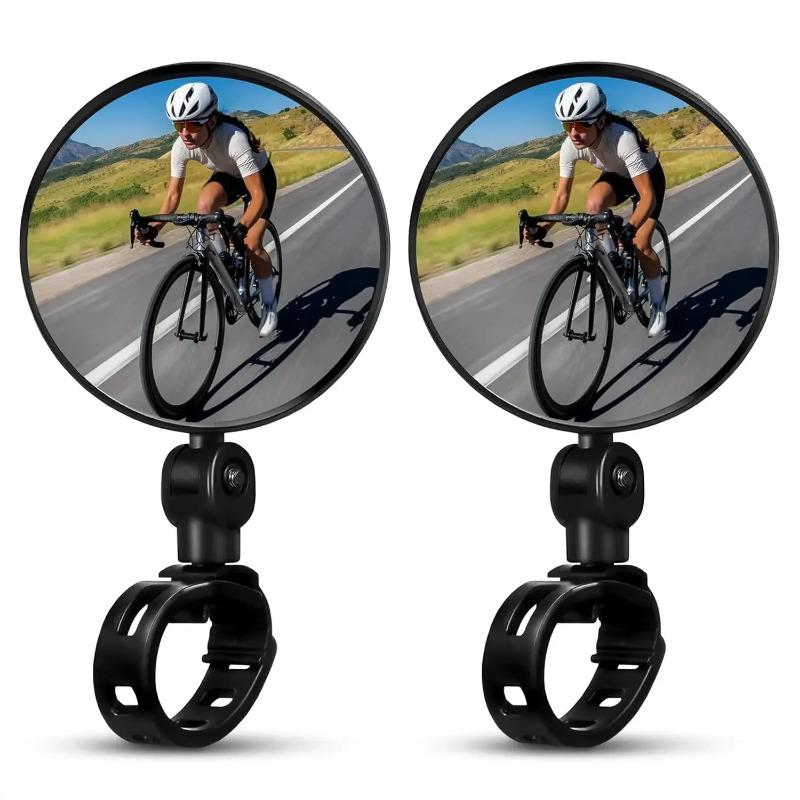 Oglindă Bicicletă Reglabilă 360 Grade Sigură Rotativă Oglindă Ghidon Oglindă Bicicletă Ciclism Unghi Convex Oglindă Siguranță