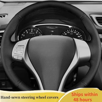 Car Steering Wheel Cover For Nissan Teana Altima X-Trail Qashqai Pulsar 2013-2018 Ized DIY Original Steering Wheel Braid