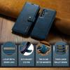 DG.MING for Samsung Galaxy S23 FE Detachable Phone Cover Split Leather Wallet Stand Phone Case