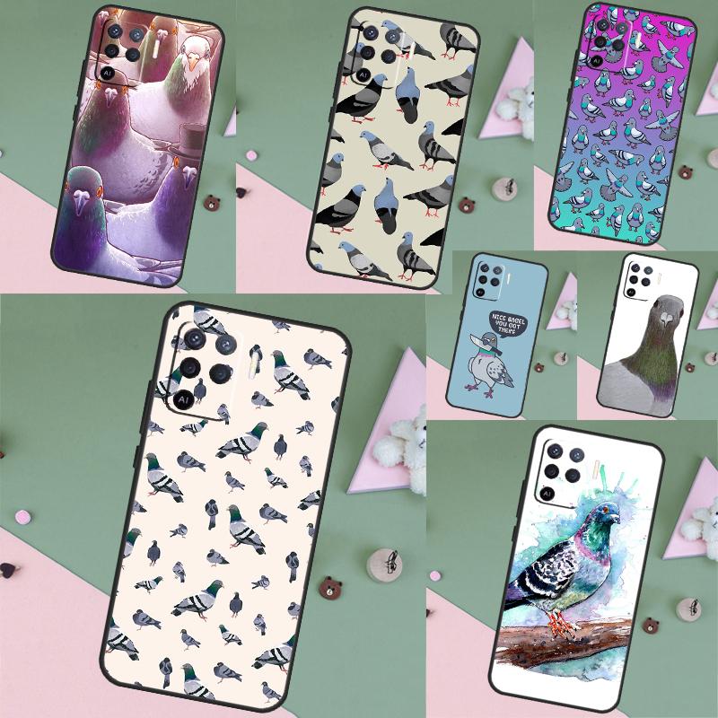 The Pigeons For OPPO A96 A76 A16 A5 A6 Pro A15 A17 A57 A18 A38 A58 A78 A98 A54 A74 A94 A40 A60 A80 Case