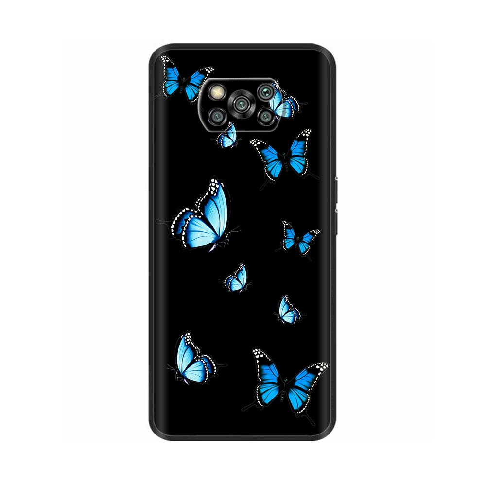 Cover For Xiaomi Poco X3 Pro Case Soft Silicon Black Phone Casse for Poco X3 NFC Case for Poco X 3 NFC PocoX3 Pro TPU Capa Funda