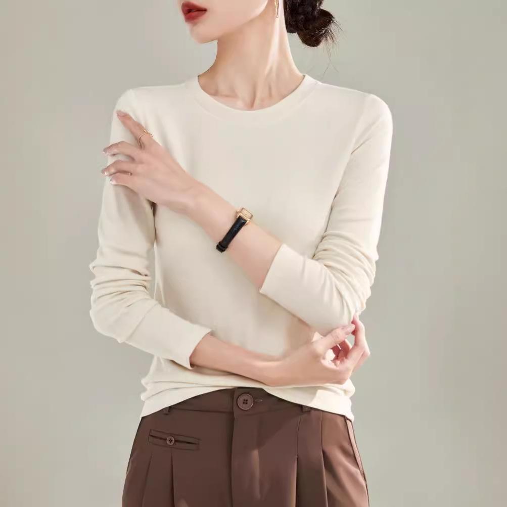 Ankola Women's Red Velvet Half Turtleneck Long Sleeve Shirt - Slimming, High Elastic, Warm, Spring/Autumn 2025