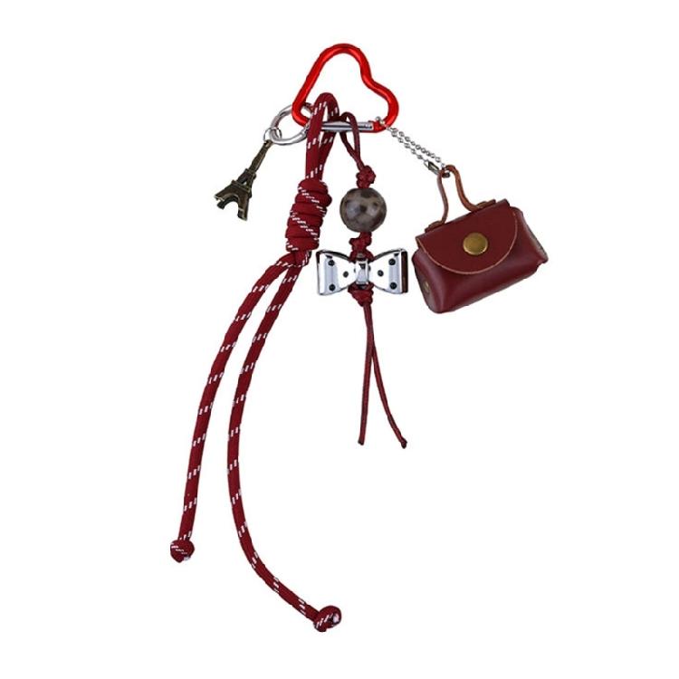 Elegant Keyring Bag Adornment Bags Pendant Ornament Offers Both Functionality and Aesthetic Appeal for Everyday Use