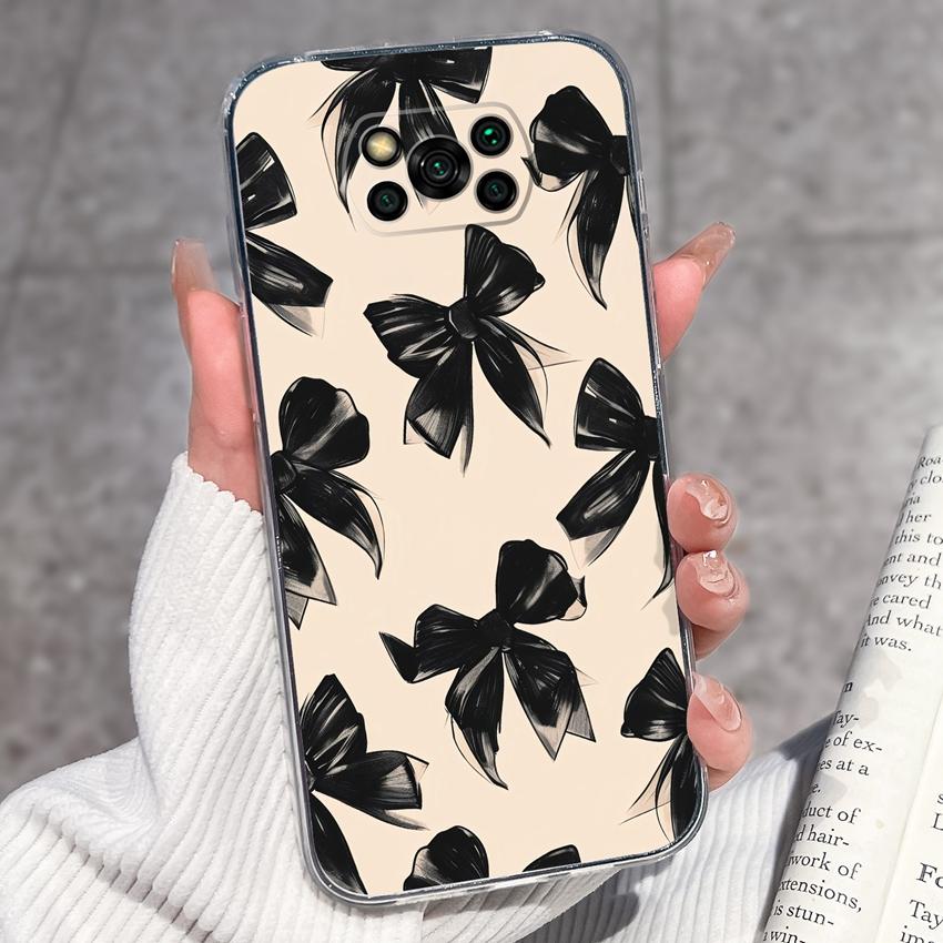 Clear Phone Case For Xiaomi Poco X3 X4 NFC X5 X6 X7 Pro F4 GT F5 Soft TPU Casing Retro Pocket Watch Patterns Shockproof Shell For Xiaomi Cover Capa