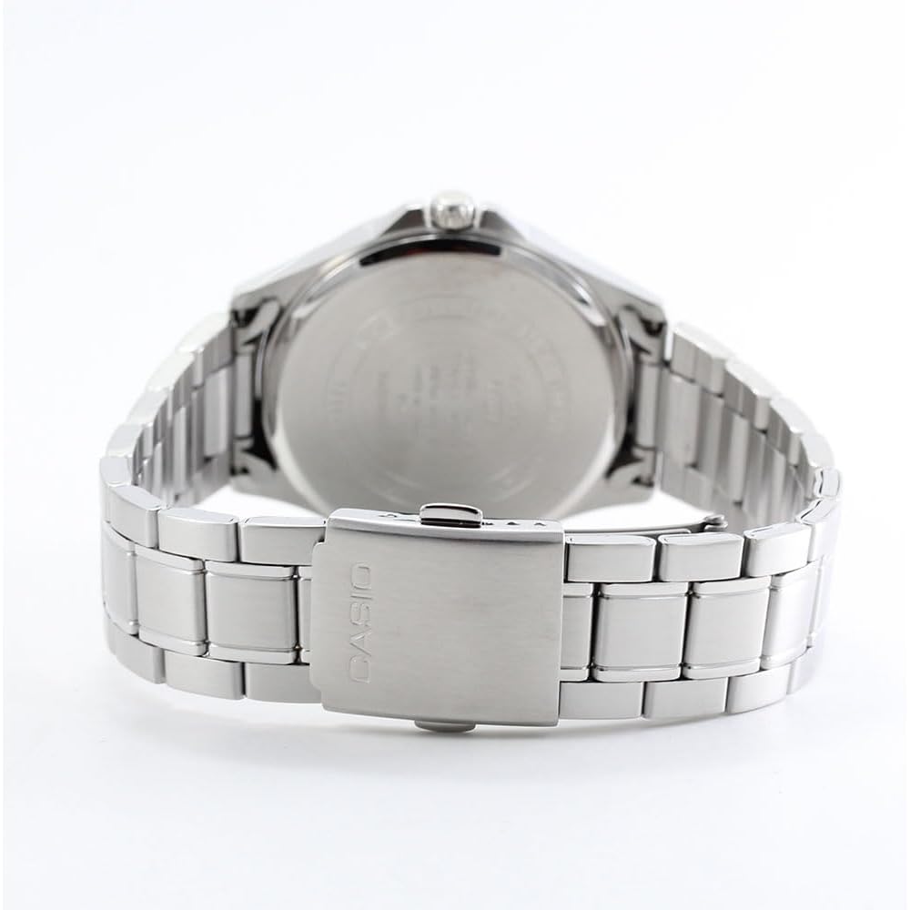 Casio Standard MTS-RS100D-1A Analog Solar Men's Watch Stainless Steel Band Water Resistant