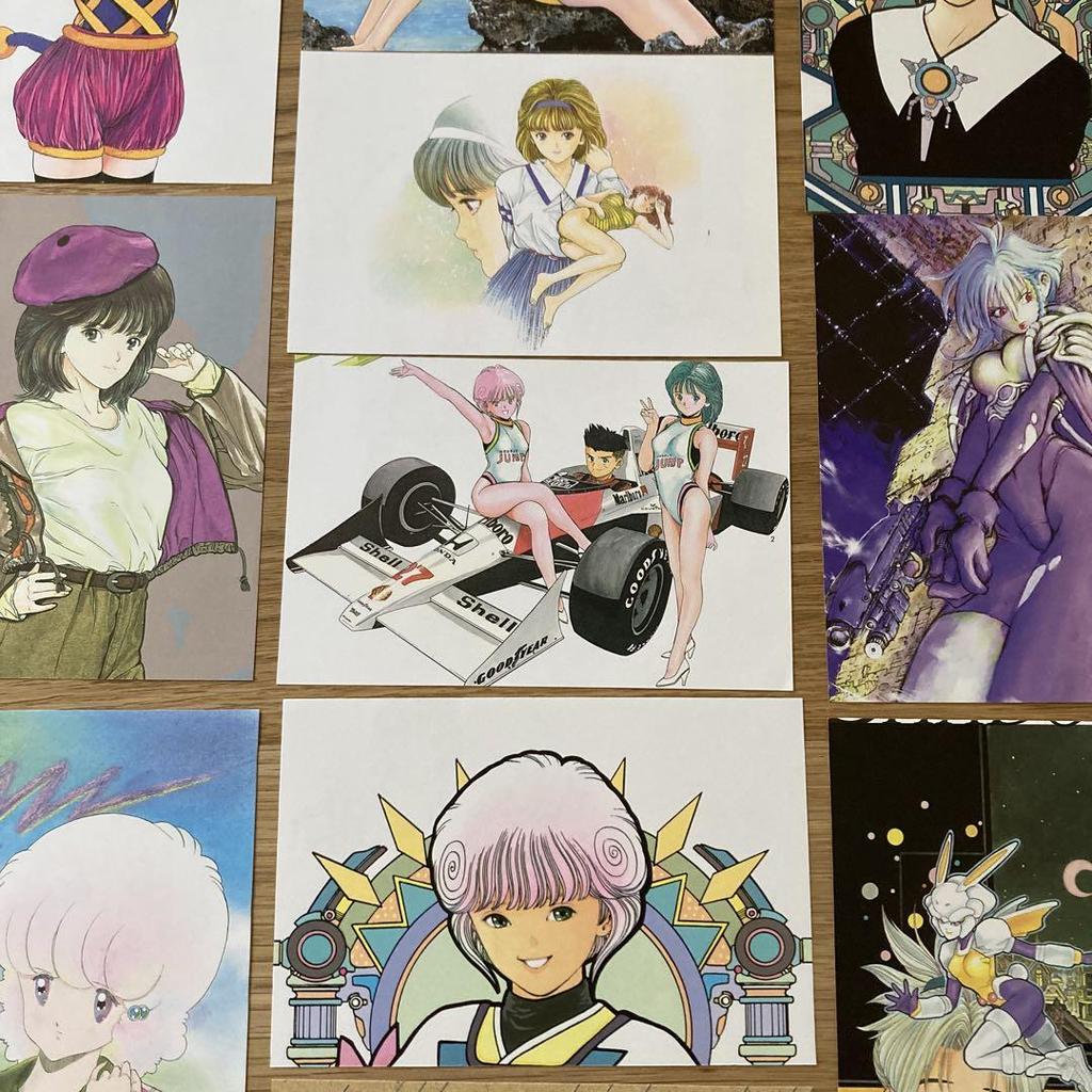 [USED] Masakazu Katsura Postcard Size Illustration Video Girl Wingman DNA Jump