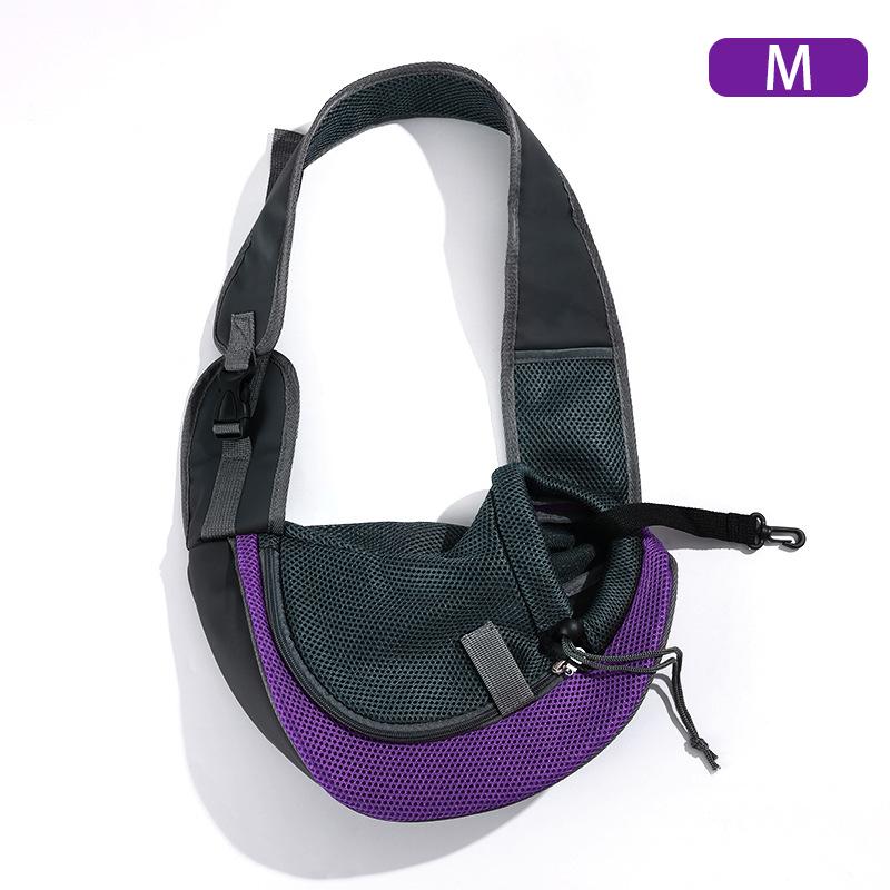 Pet Cat Dog Carrier Backpack Travel Tote Shoulder Bags Mesh Sling Carry Pack Pet Carrying Supplies Crossbody Shoulder Bag