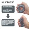 Silicone Adjustable 20-90Lb Hand Grip Arm Strength Exercise Ring Gym Finger Forearm Trainer Carpal Expander