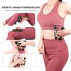 H-Shaped Whole Body Massager: Ideal for Waist, Calves, Back, and Soles with Point Pressing Hard Ball