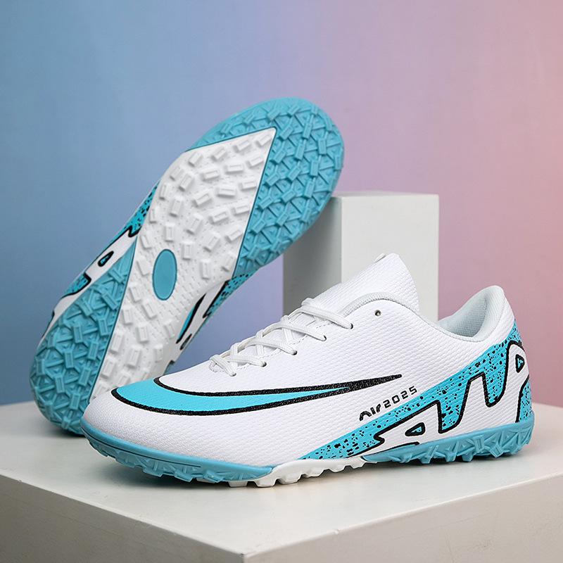 Dětské fotbalové boty Chlapecké Dospívající Studentské Hrací Tréninkové Boty Plochá TF Drcené Kolíky Nízký Svršek 45 Velká Velikost 46