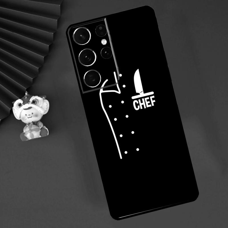 Chef Uniform Case For Samsung Galaxy S24 S23 S25 S26 Ultra S20 FE S21 S22 Plus S10 S25 FE Cover Funda