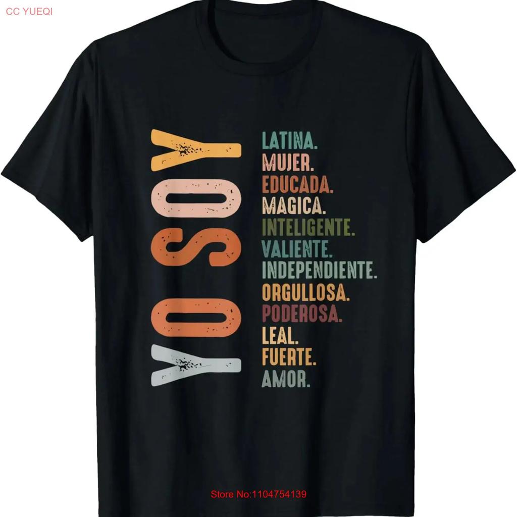 Yo Soy Hispanic Mujer Latina Camisa De Chingona T Shirt Vintage Washed Breathable Comfortable Versatile Top For Everyday Wear