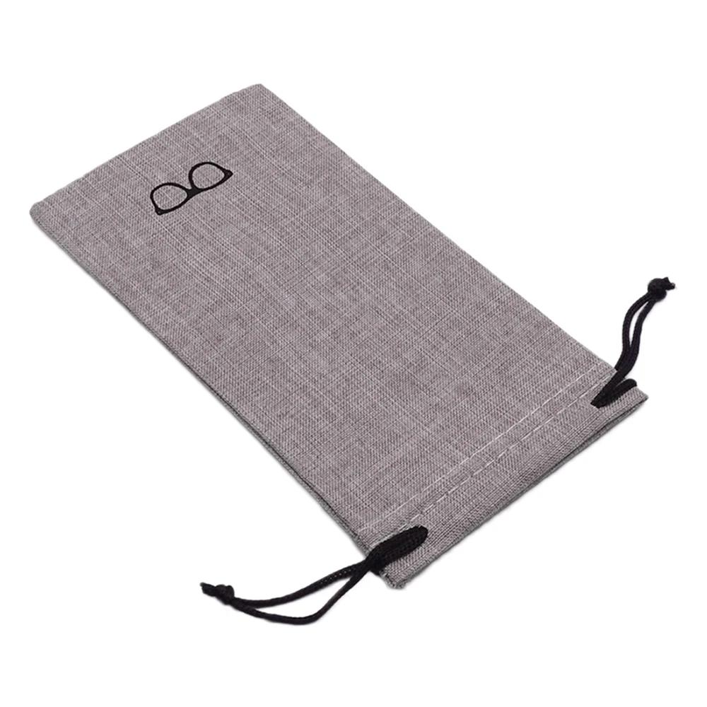 1/5/10/20Pc Eyewear Case Accessories Soft Cloth Glasses Bag Drawstring Portable Linen Fabric Eyeglasses Pouch Pocket for glasses