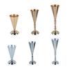 Stunning Luxury Flower Vase Iron Trumpet Ornament Centerpiece Decorative Vases for Wedding Table Decor Anniversary Arrangement