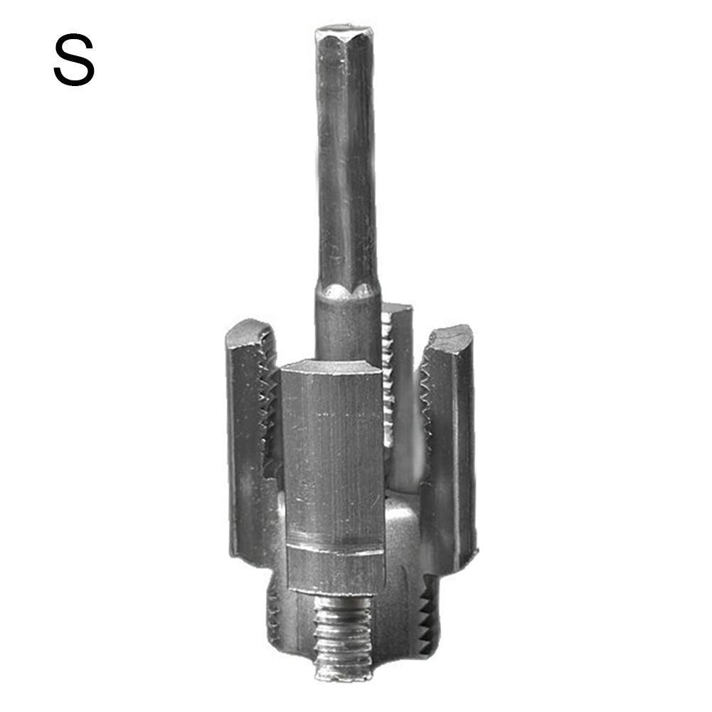 Integrated Internal & External Pipe Threading Tool, DN15 DN20 Pipe Rethreading Upgraded Electric Drill PVC Water Pipe Threader