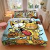 3pcs Garfield Duvet Cover Set, 1 Duvet Cover + 2 Pillowcases (No Insert), High-Definition Print, Home & Dorm Set yy251208020