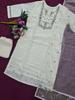 Designer Top Tunic Kurti Pant Dupatta Set Indian Women Party Wear Salwar Suit Dress