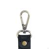 Fashion Leather Keychain, Unisex Key Chain Holder, Business Metal Ring with Belt Loop, Keyring