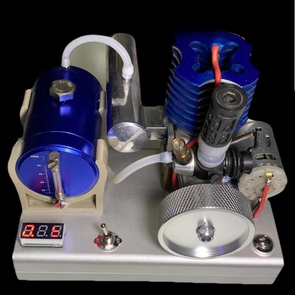 18 Level Methanol Engine Model Modification One Button Electric Start Digital Display Side Exhaust Methanol Engine Model