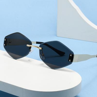 Vintage Eckige Sonnenbrille für Damen Herren Rechteckige Sonnenbrille Damen Oval Brille für Herren Damen Brille
