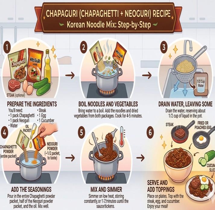 Nongshim Olive Chapagetti Ramen