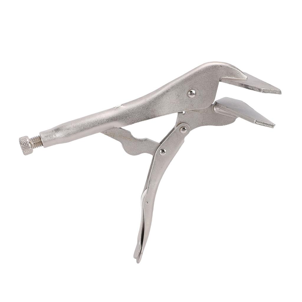 10 tums låsande plåtklemmor kraftig kolstål näbbplattång svetslåsande tång för bilreparation