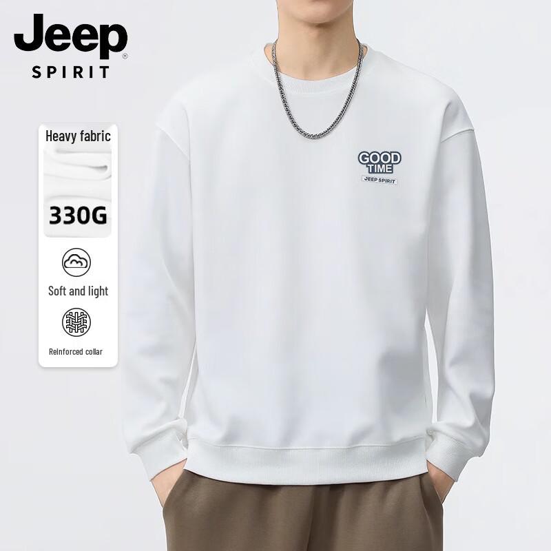 JEEP SPIRIT Men's Graphic Crewneck Sweatshirt