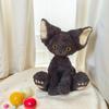 Black Cat Plush Toy,Stuffed Animal Adorable Fluffy Cat Plush Comfort, Cute Soft Plushies Cat Gifts For Kids Boy Girls & Adult
