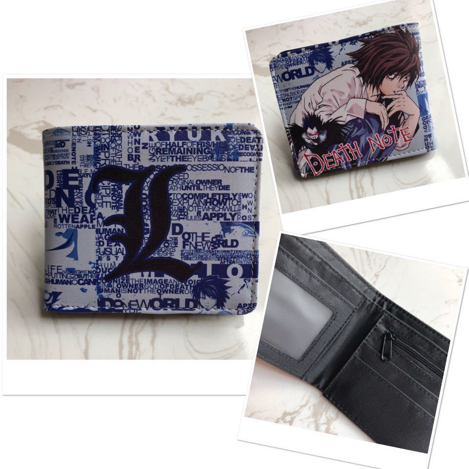 Anime DEATH NOTE L Coin PU Leather Wallet Cool