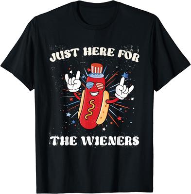 I'm Just Here For The Wieners 4th of July Food Gift Unisex T-Shirt