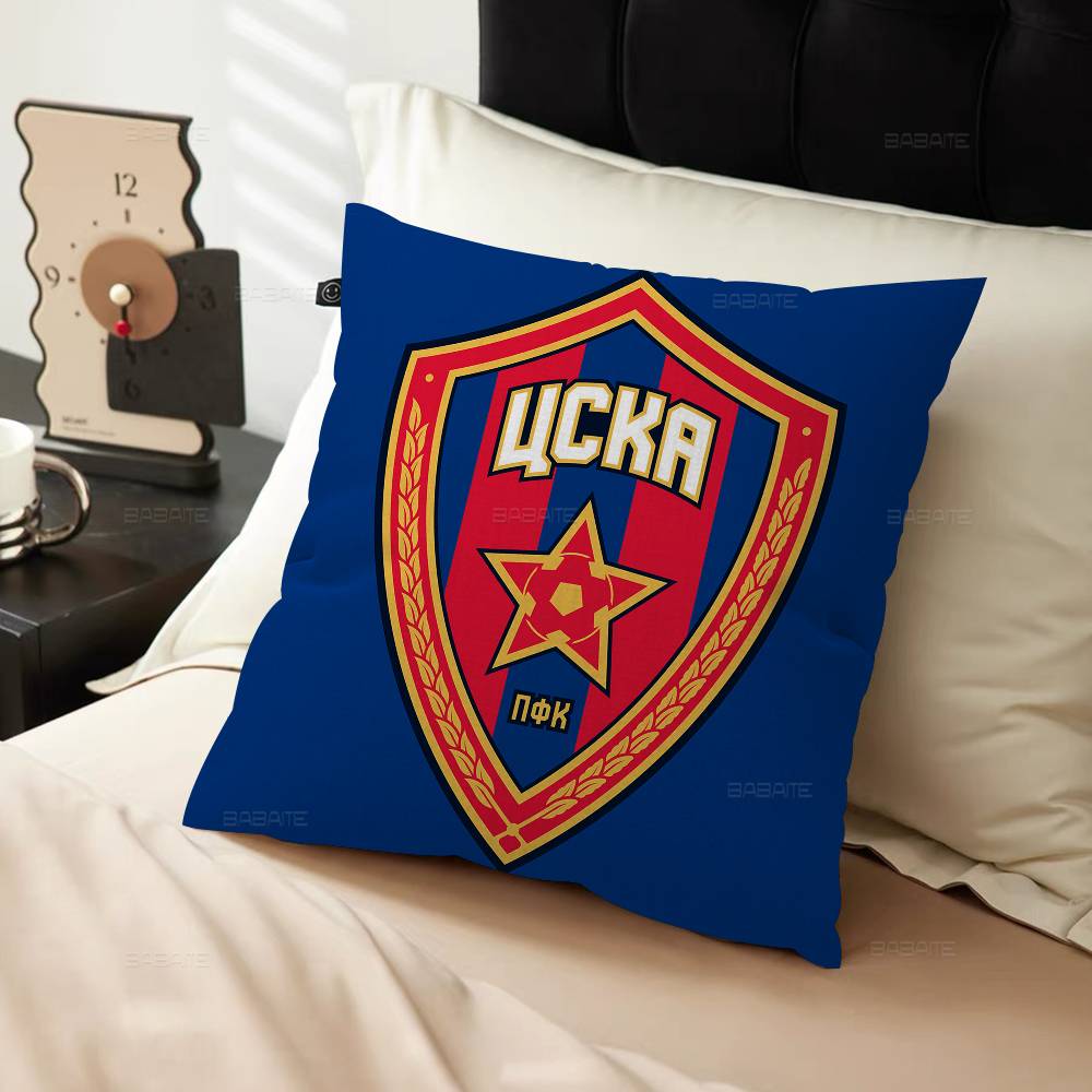 C-CSKAS Football Team Pillow Gifts Home Office Furnishings Bedroom Sofa Car Cushion Cover Case 45x45cm