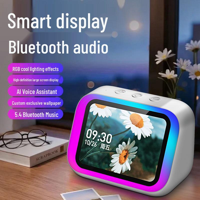 Smart Clock Bluetooth Speaker TF26PRO: Portable with Display and High-Quality Sound